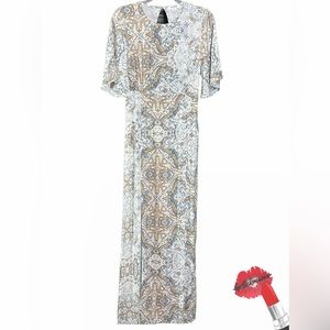 Monte Dress Back Cut Out Side Slit Spring‎ Boho Women’s Size XS MADE IN LA